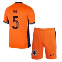 Niederlande Nathan Ake #5 Fußballbekleidung Heimtrikot Kinder EM 2024 Kurzarm (+ kurze hosen)